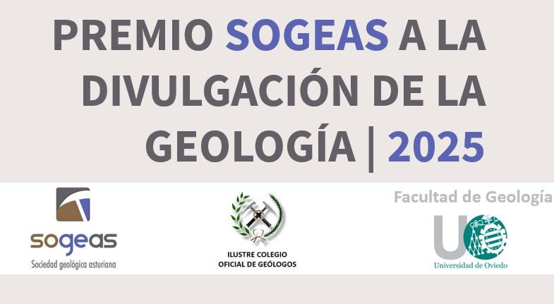 Imagen Convocado el Premio SOGEAS a la divulgación de la Geología 2025